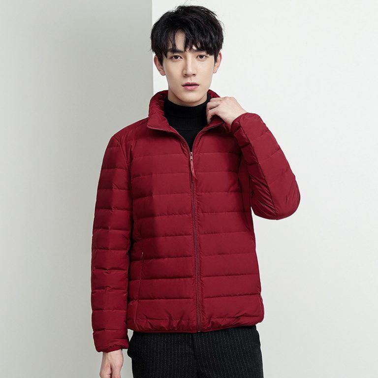 Korean fashion men's warm puffer jacket