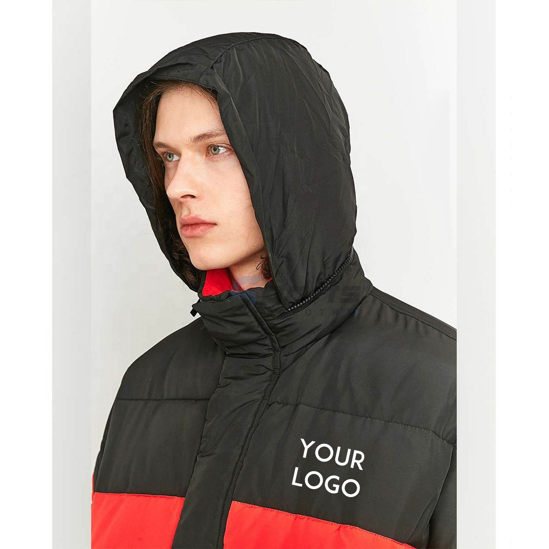 Custom brand mens duck jacket for winter