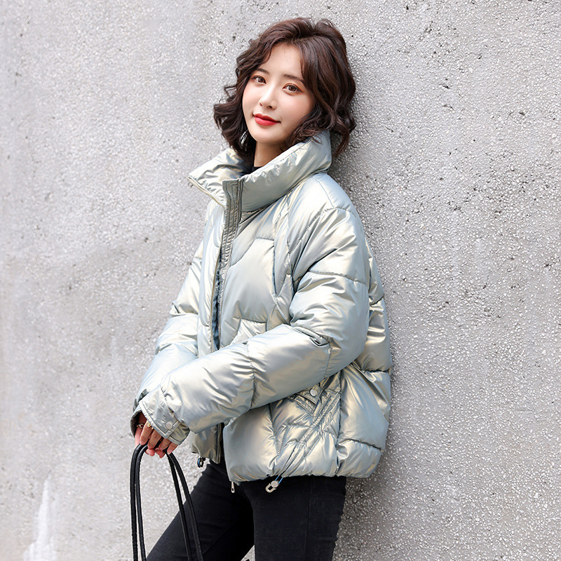 Shiny winter new Korean puffer jackets