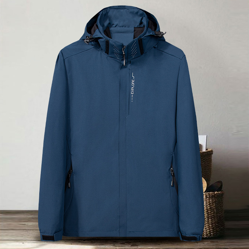Thin outdoor waterproof windbreaker jacket