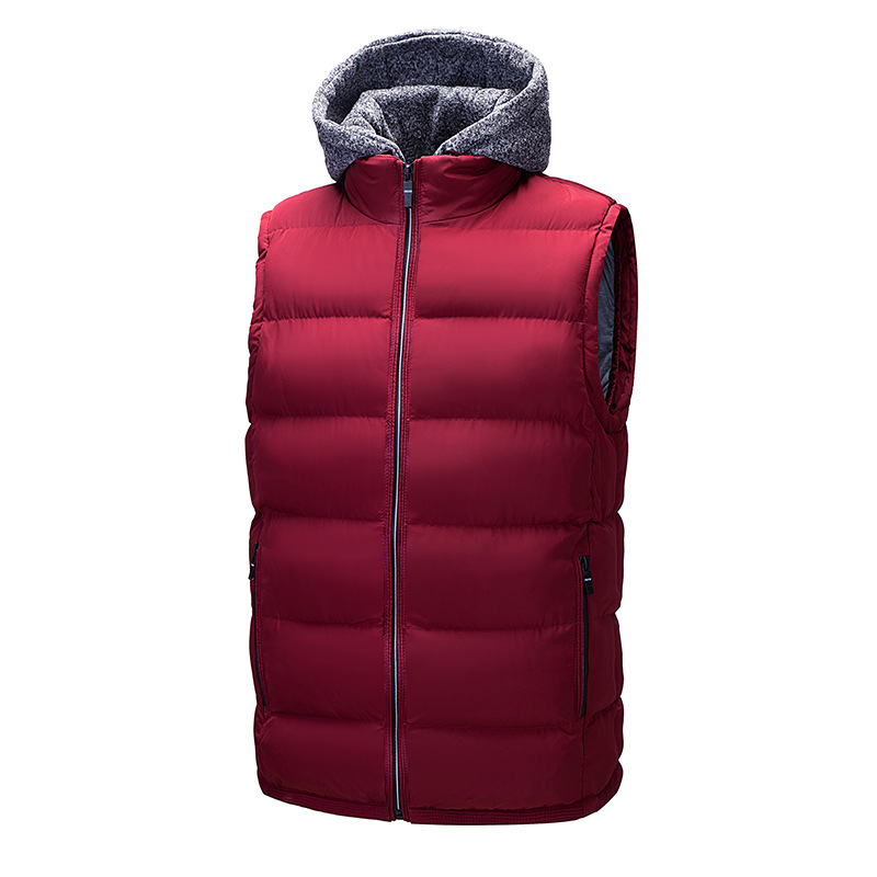 Yellow color puffer vest for casual work