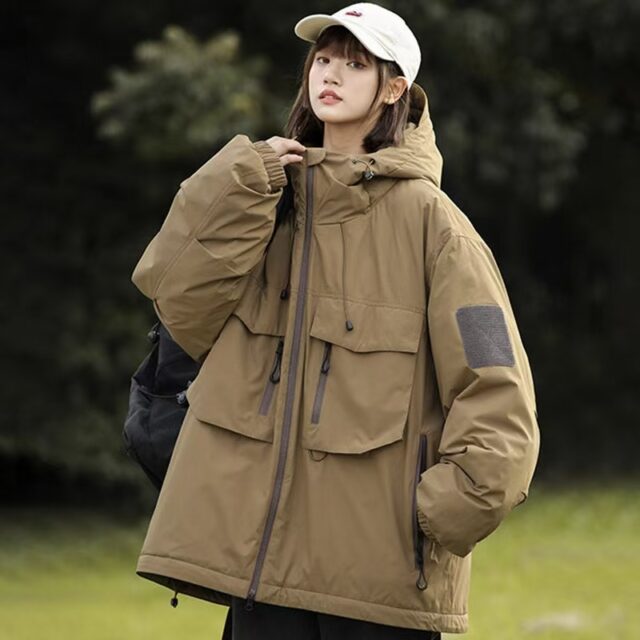 Windproof warm women’s puffer jackets bulk supply