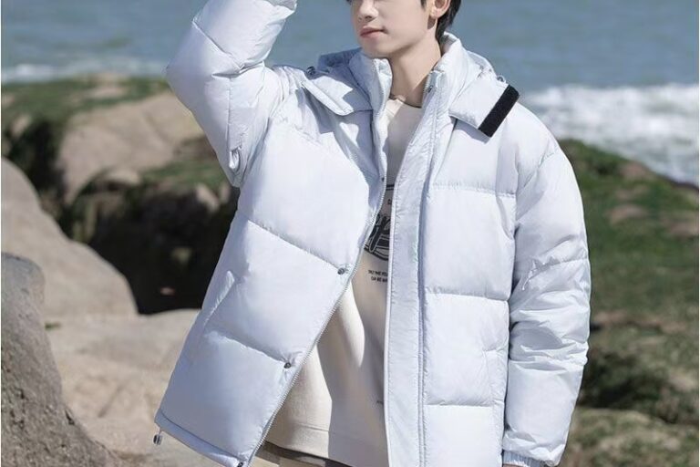 Casual trendy men’s puffer jackets supplier