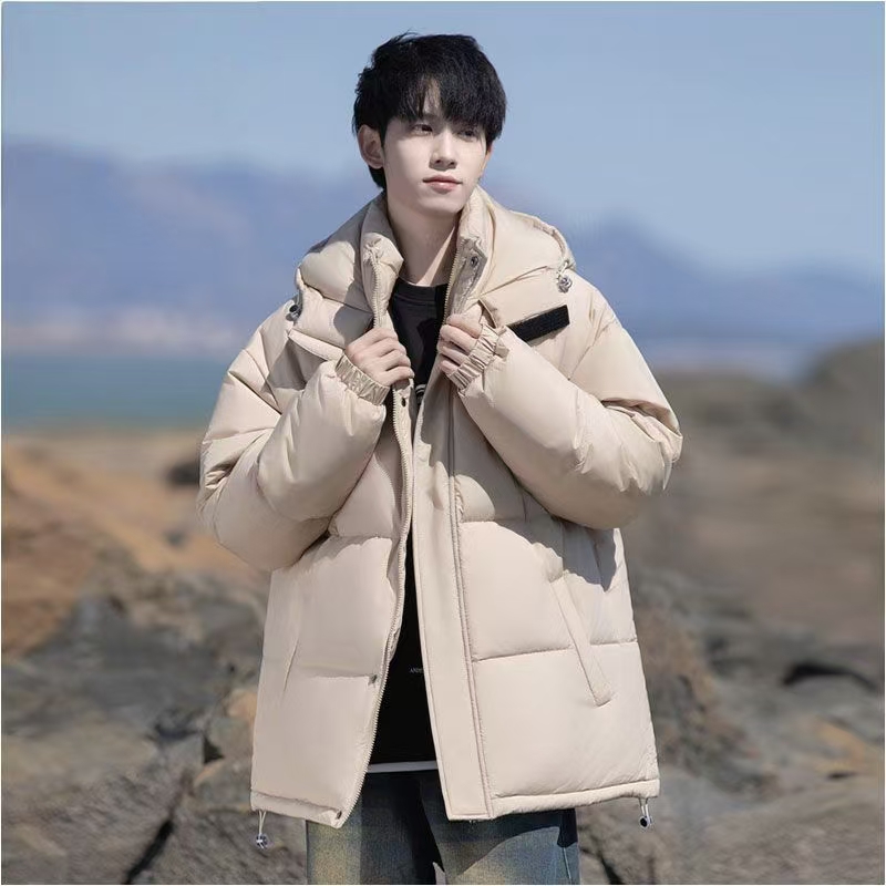 Casual trendy men’s puffer jackets supplier