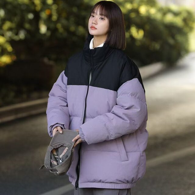 Trendy casual women’s puffer jackets factory