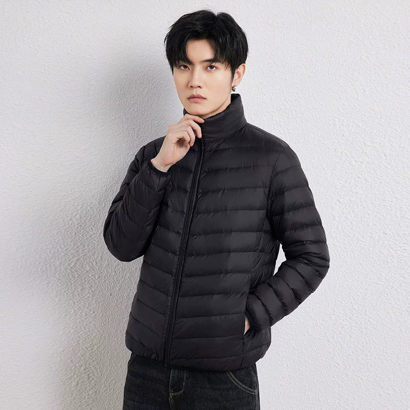 Lightweight casual men’s puffer jackets supplier