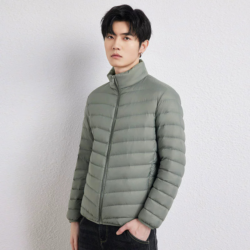 Lightweight casual men’s puffer jackets supplier