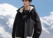 Hooded thick trendy men’s puffer jackets bulk