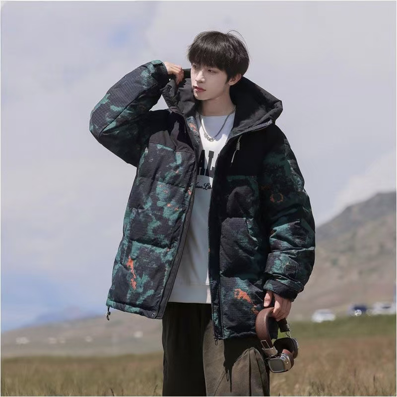 Korean casual men’s puffer jackets manufacturer