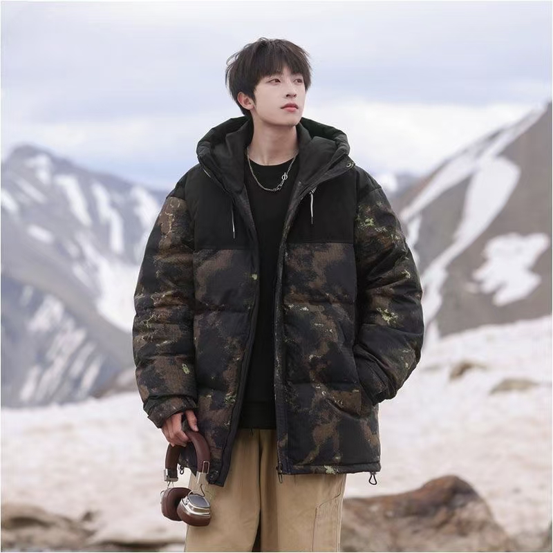 Korean casual men’s puffer jackets manufacturer