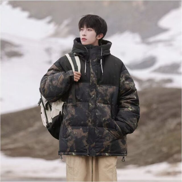 Korean casual men’s puffer jackets manufacturer