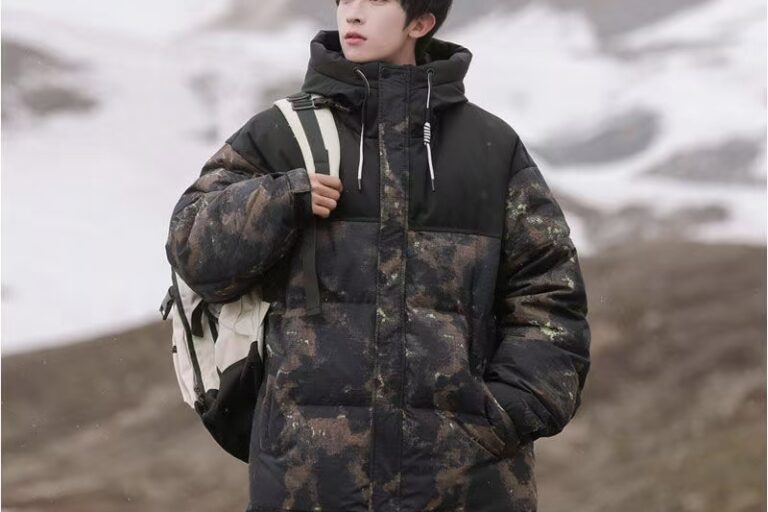 Korean casual men’s puffer jackets manufacturer