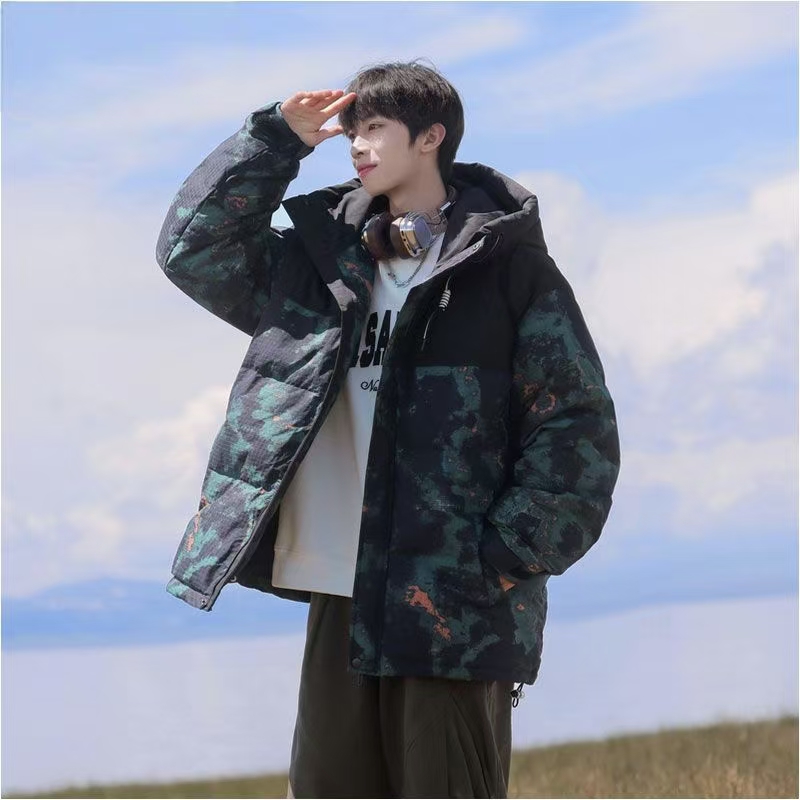 Korean casual men’s puffer jackets manufacturer