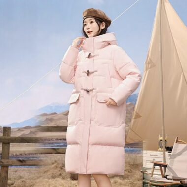 Long winter women’s puffer jackets manufacturer
