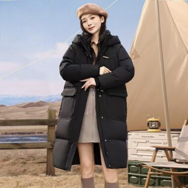 Long winter women’s puffer jackets manufacturer