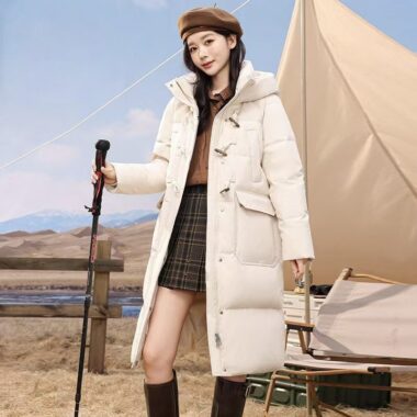 Long winter women’s puffer jackets manufacturer