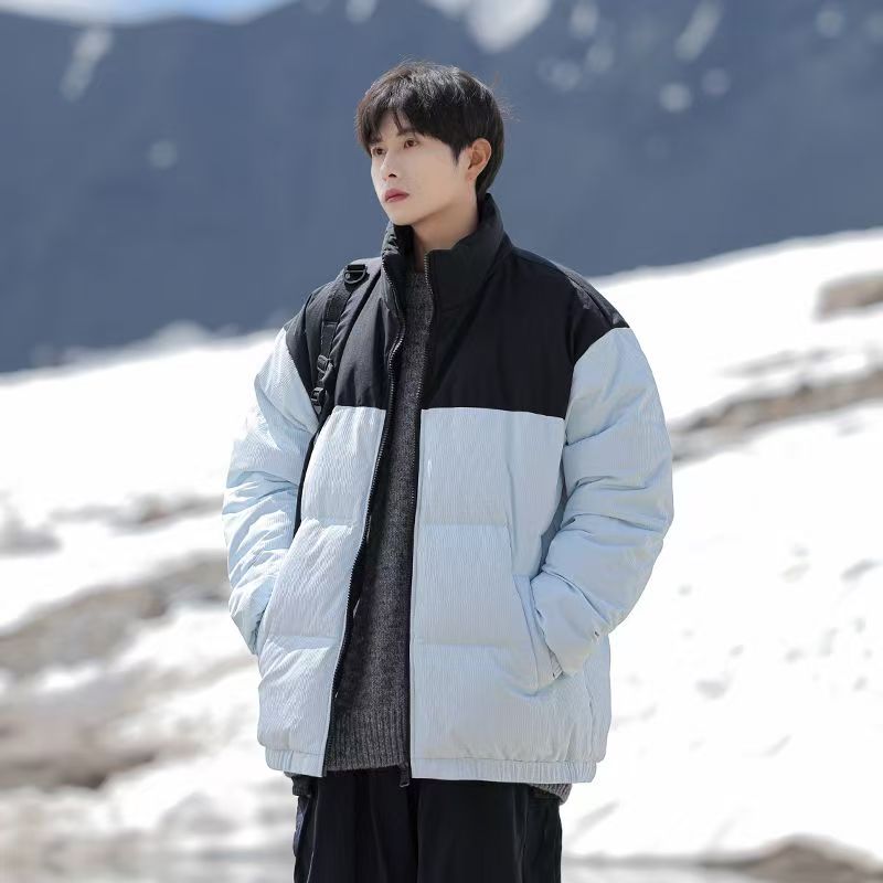 Loose fit streetwear men’s puffer jackets bulk