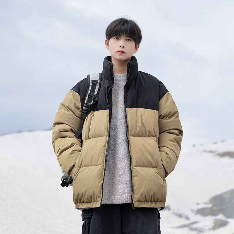 Loose fit streetwear men’s puffer jackets bulk