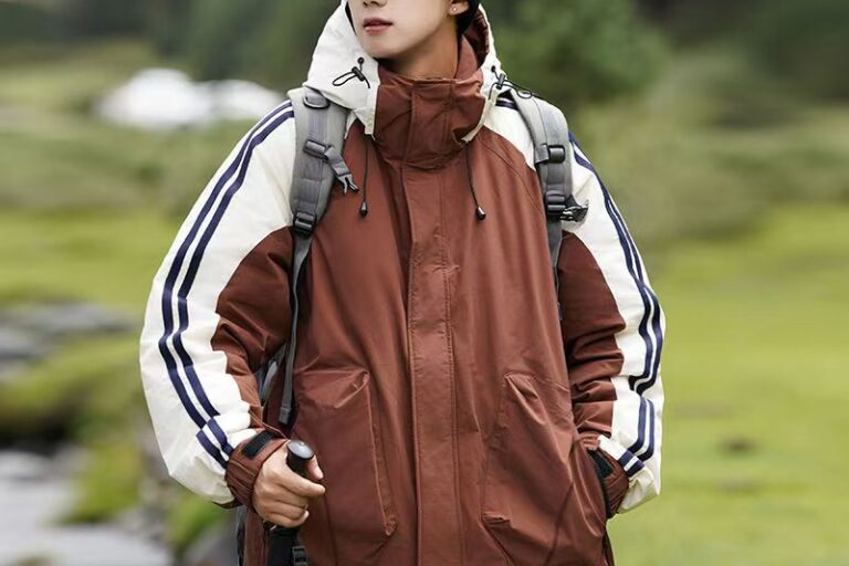 High-quality loose versatile men’s puffer jackets wholesale