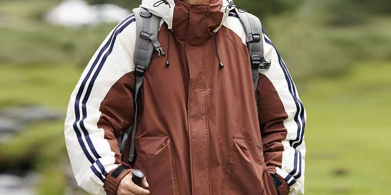 High-quality loose versatile men’s puffer jackets wholesale