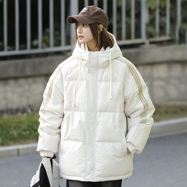 Winter loose women’s puffer jackets factory