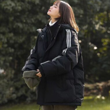 Winter loose women’s puffer jackets factory