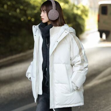 Winter loose women’s puffer jackets factory