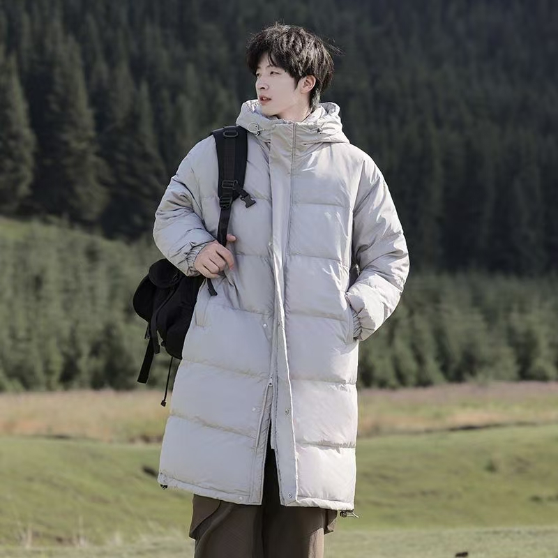 Mid-length casual men’s puffer jackets factory