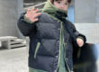 Layered boys winter kids puffer jackets supplier