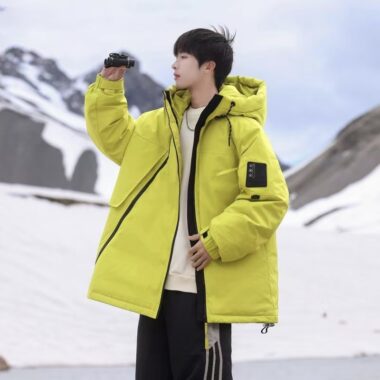 Outdoor fashion men’s puffer jackets supplier