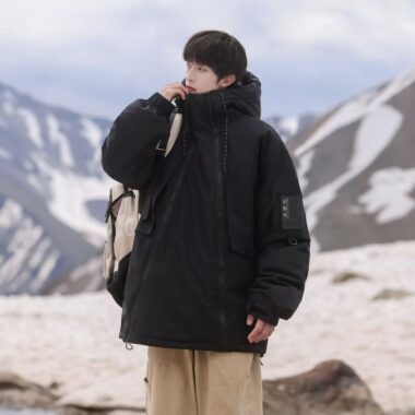 Outdoor fashion men’s puffer jackets supplier