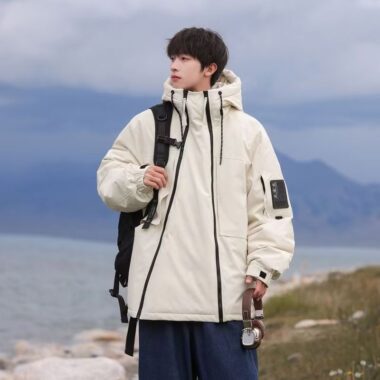 Outdoor fashion men’s puffer jackets supplier