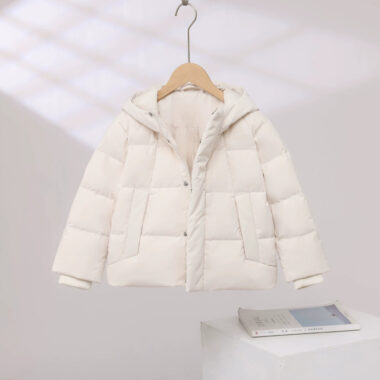 Thick Korean short kids puffer jackets winter wear