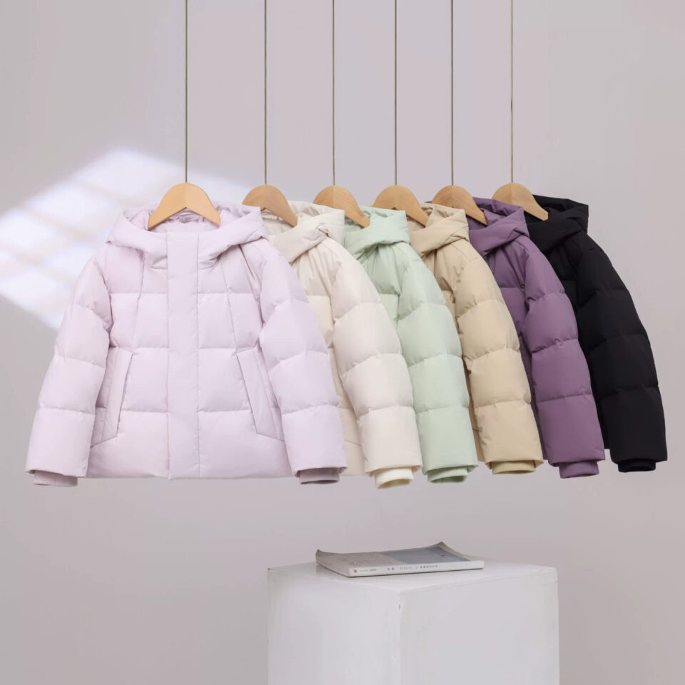 Thick Korean short kids puffer jackets winter wear