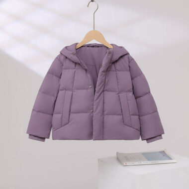 Thick Korean short kids puffer jackets winter wear