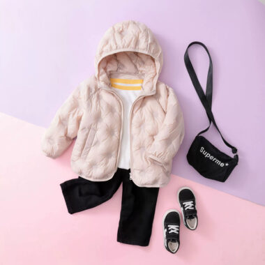 Autumn winter short kids puffer jackets supplier