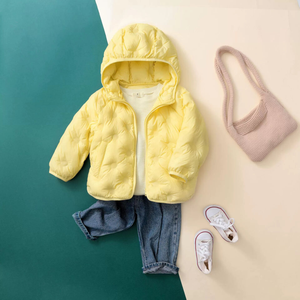 Autumn winter short kids puffer jackets supplier