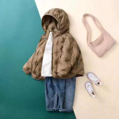 Autumn winter short kids puffer jackets supplier