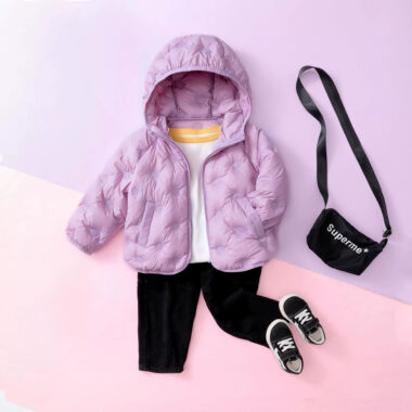 Autumn winter short kids puffer jackets supplier
