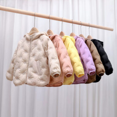 Autumn winter short kids puffer jackets supplier