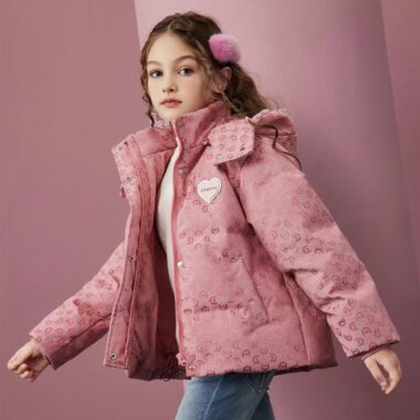 Thick winter fashion kids puffer jackets bulk orders