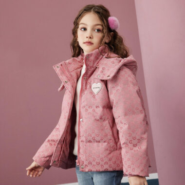 Thick winter fashion kids puffer jackets bulk orders