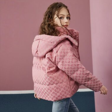Thick winter fashion kids puffer jackets bulk orders