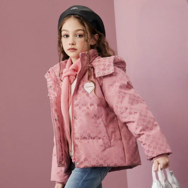 Thick winter fashion kids puffer jackets bulk orders