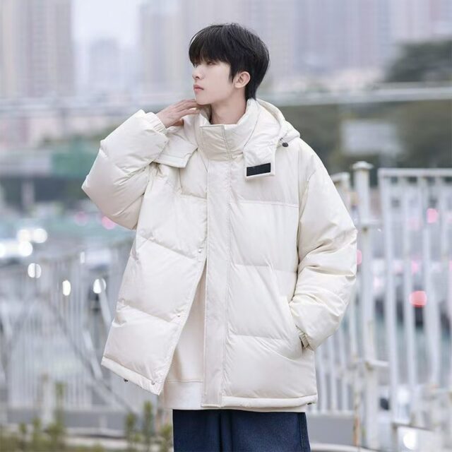 American style thick men’s puffer jackets bulk