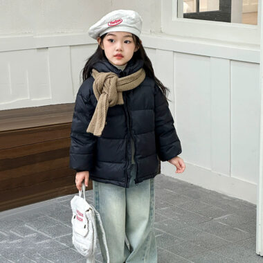 Korean style kids puffer jackets winter wholesale