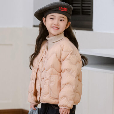 Lightweight thickened kids puffer jackets factory