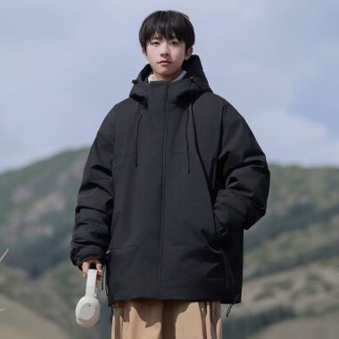 Short down men’s puffer jackets manufacturer