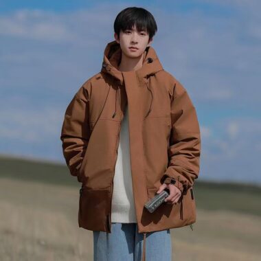 Short down men’s puffer jackets manufacturer