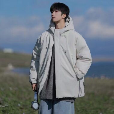 Short down men’s puffer jackets manufacturer